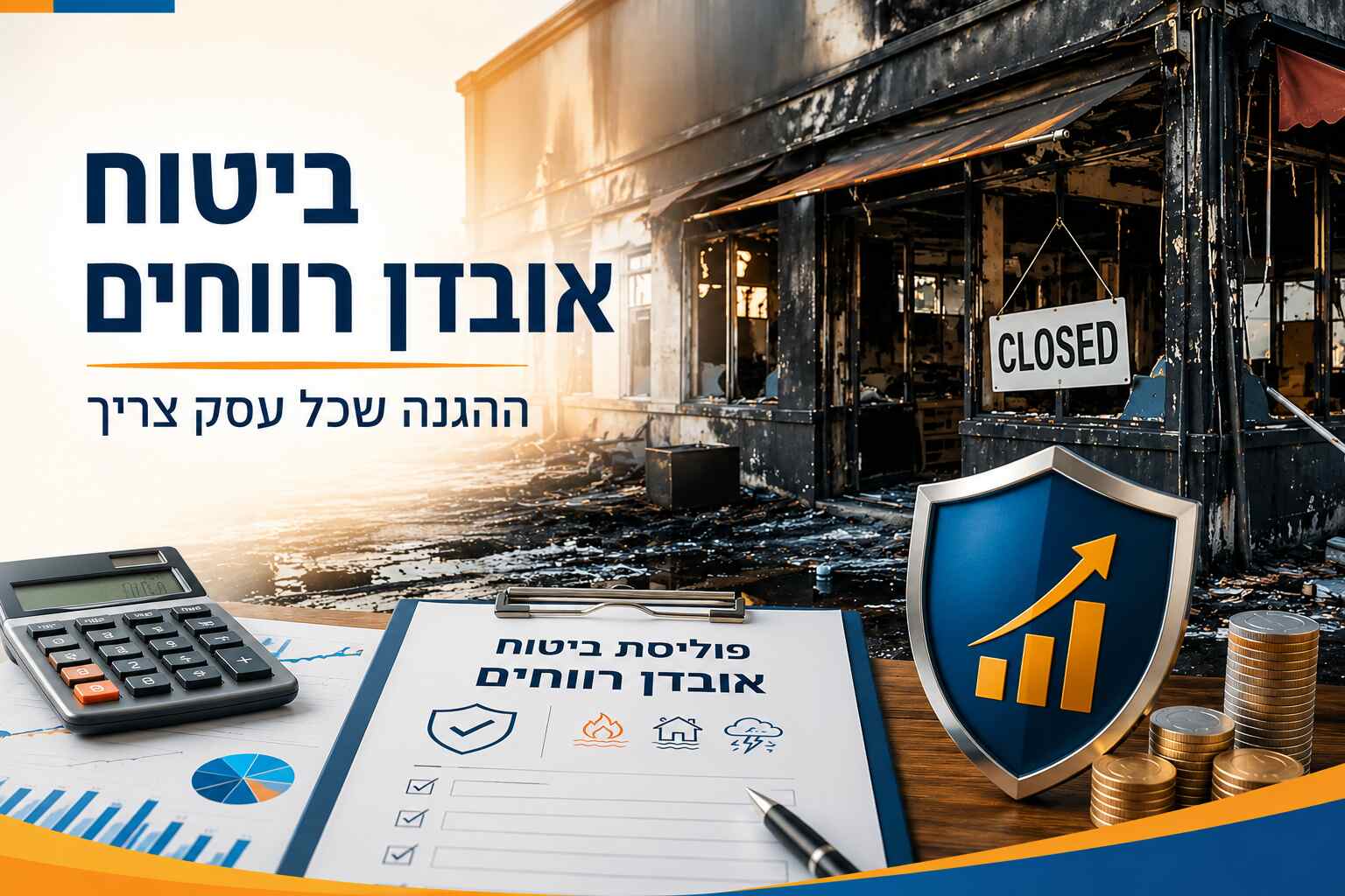 ביטוח אובדן רווחים והכנסות מאמר מאת רואה חשבון שלמה רייטר